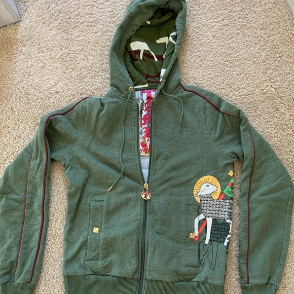 L.A.M.B. Tops - L.A.M.B. by Gwen Stefani Green Hoodie